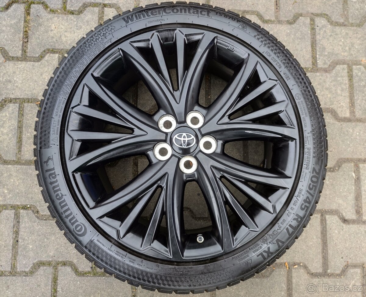 Alu kola originál Toyota Yaris 5x100 R17 TOP ZIMNÍ SADA - 2