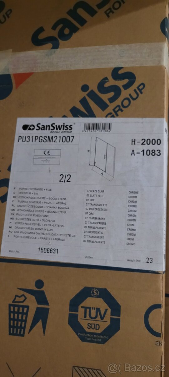 Skleněné dveře do sprchového koutu - 2