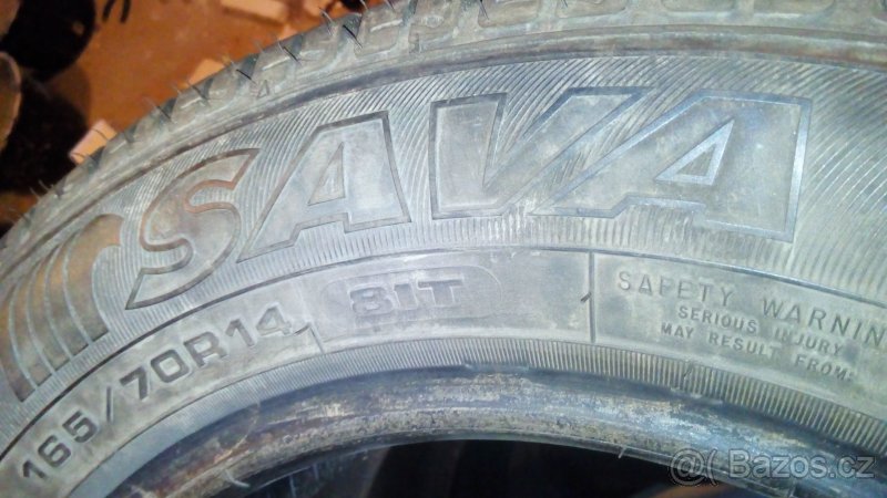 Letni pneu sava 165/70 R14 - 2