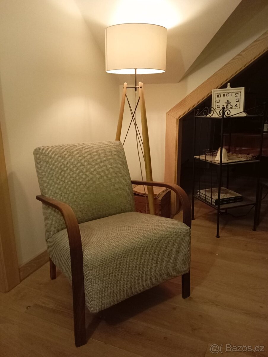 Starožitné křeslo Art Deco - 2