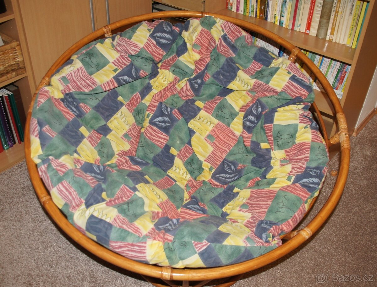 Ratanové křeslo - papasan - 2