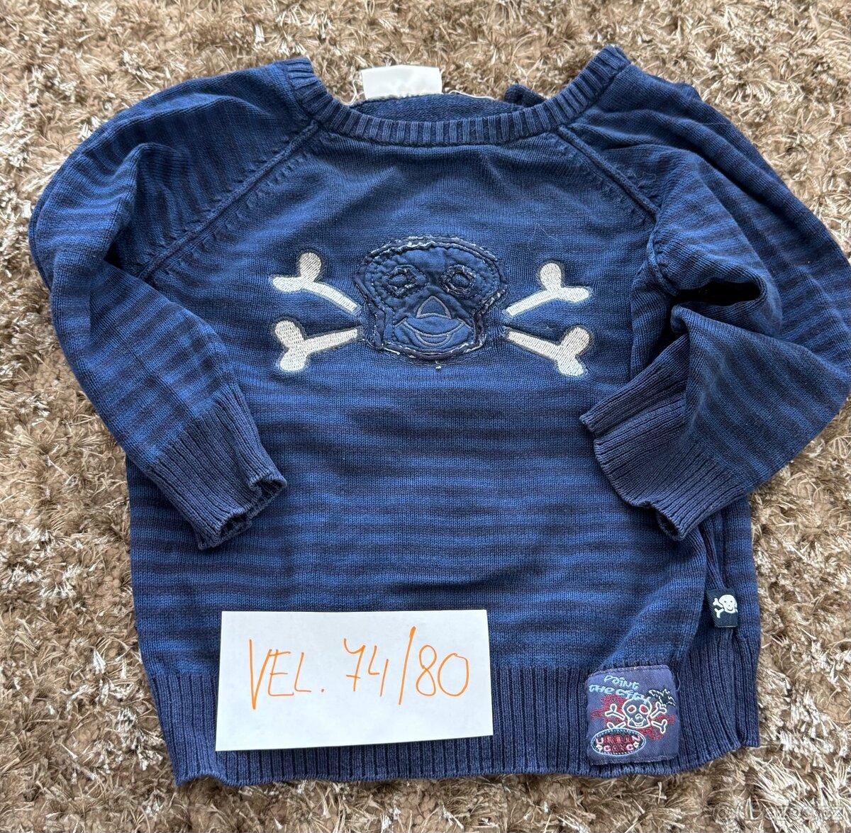 Mikiny a svetr pro chlapečka 7 KS , vel. 74 - 86 - 2