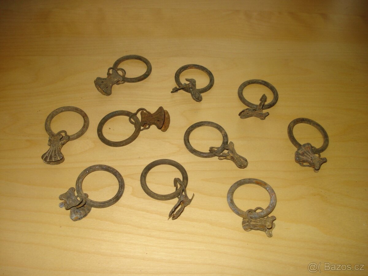 Staré mosazné kroužky - 2
