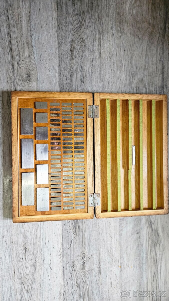 Johanzonky koncové měrky. / Somet / - 2