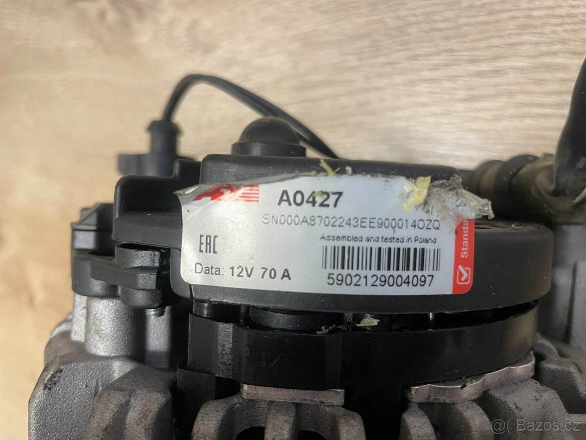 VW Škoda Seat Audi alternátor 70A - 2