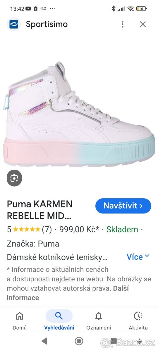 Tenisky puma Carmen exotic 39 - 2
