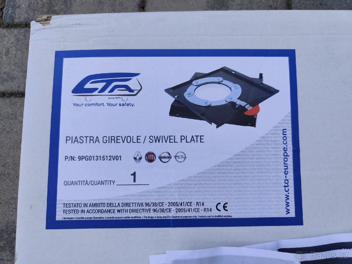 Otočná konzole sedačky řidiče pro Renault Trafic 3 - 2