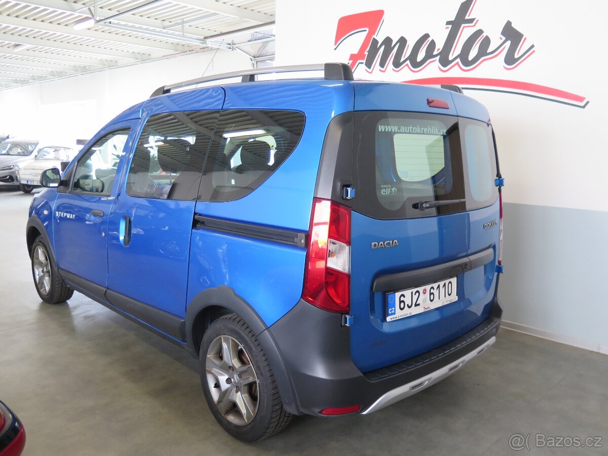 Dacia DOKKER 1.2TCe,klima,tempo,CZ,STEPWAY, 2018 - 2
