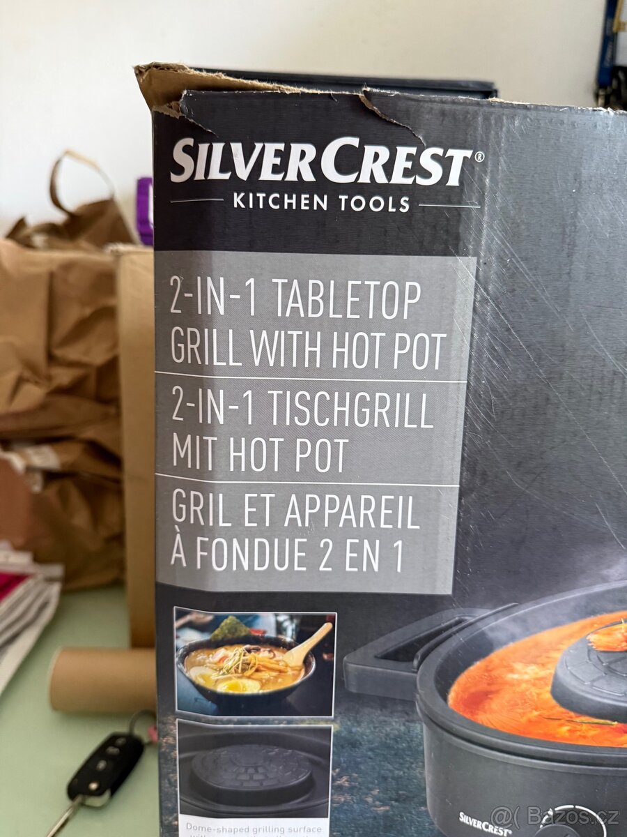 Silvercrest gril 2v1 - 2