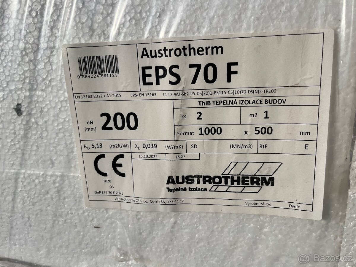 EPS 20cm šedý zateplovací polystyren - 2