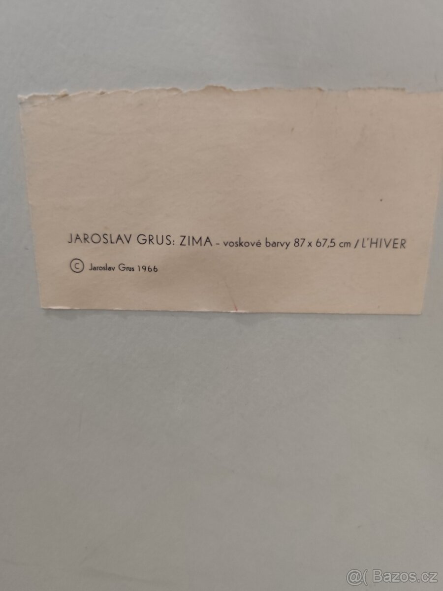 Obraz J.Gruss -Zima - 2