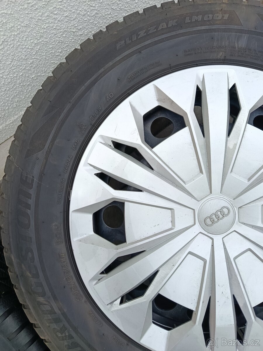 Zimní kola Audi BRIDGESTONE BLIZZAK LM001 215/65 R 17 - 2