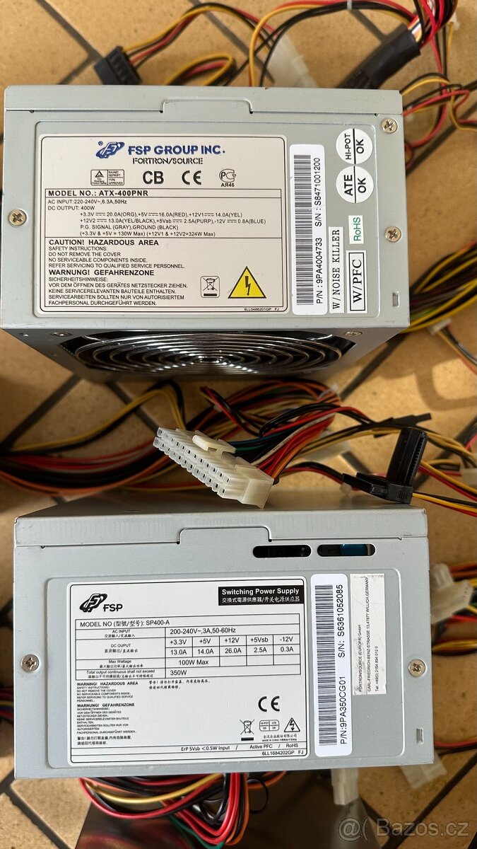 Mix PC zdrojů ATX různých značek - 6Pin PCI-E - 2