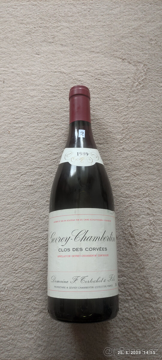 Zberatelske vína Bordeaux vid popis - 2