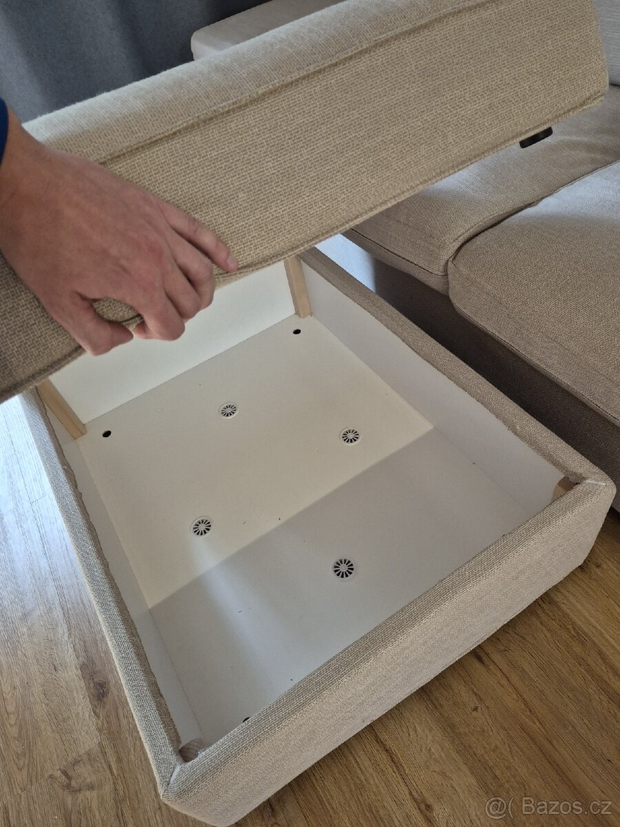 Sedací souprava pohovka Kivik IKEA 3 místná + Taburet - 2