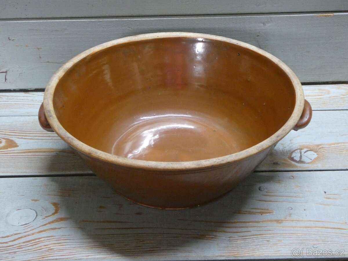 Starožitná mísa z kameniny - 2