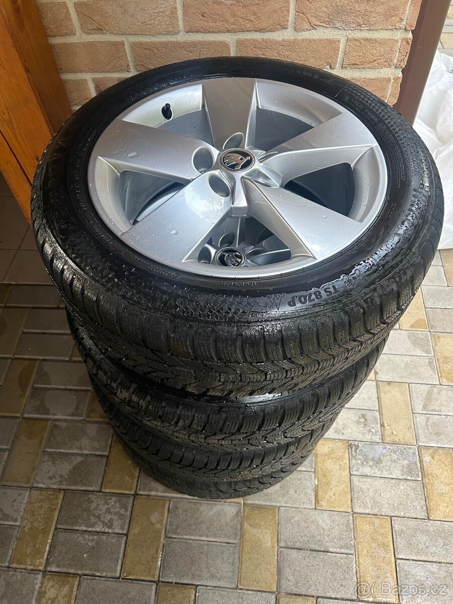 Zimní sada kol Škoda 215/55 R17 - 2
