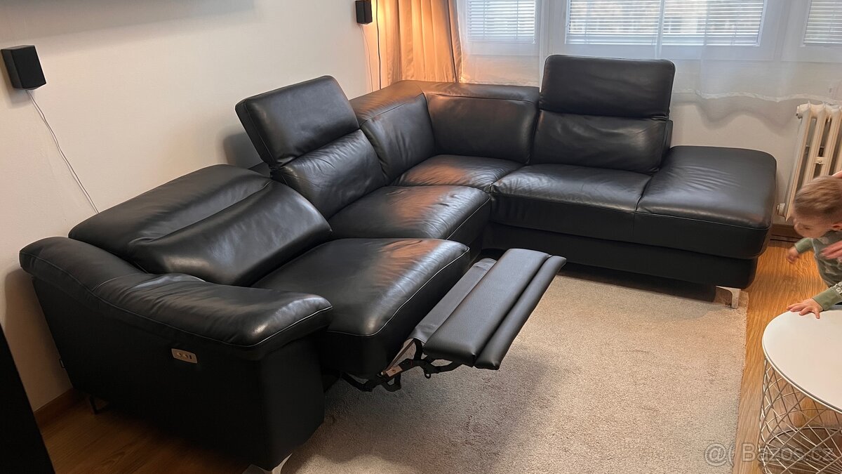 Kožená rohová sedačka - 2