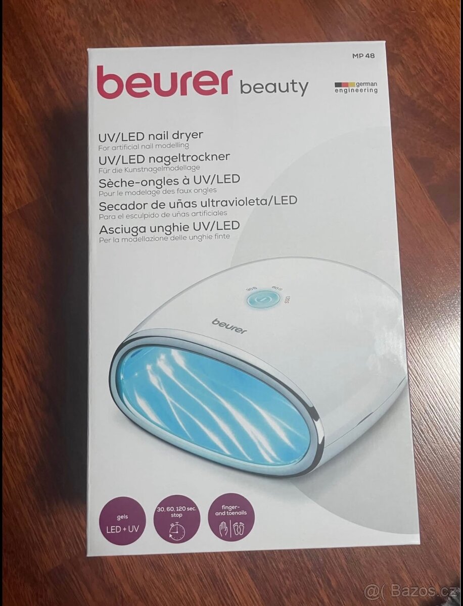 Profesionální UV/LED lampa na nehty Beurer MP 48 – nepoužitá - 2