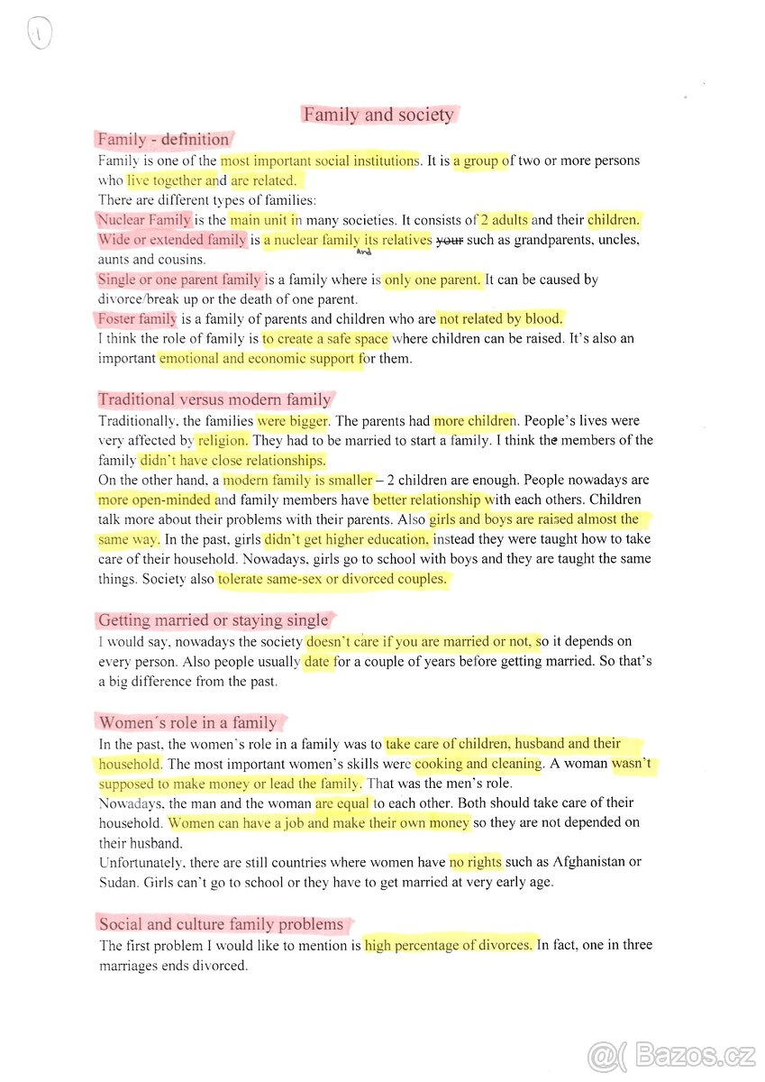 Maturitní otázky z AJ/ Angličtiny (ústní zkouška) - 2