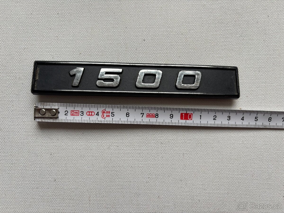 Lada 1500 originál původní štítek nápis - 2