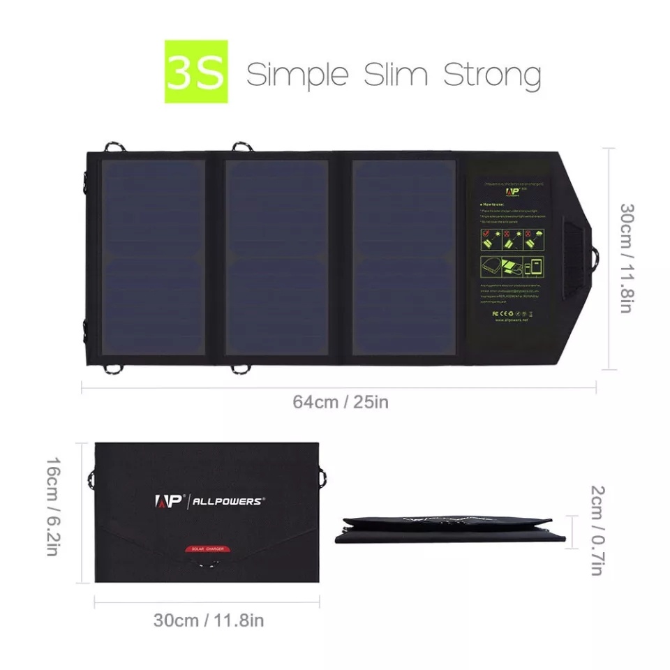 Solarni panel (USB nabijecka 21w) - 2