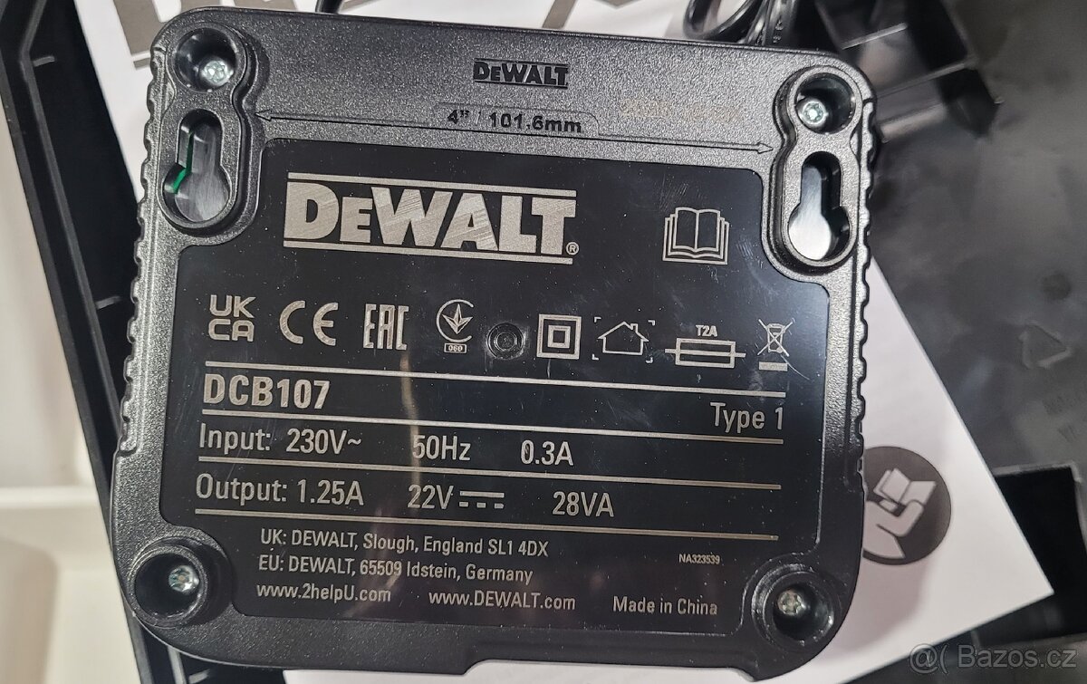 Nabíječka DeWalt DCB107 10,8V-18V - 2