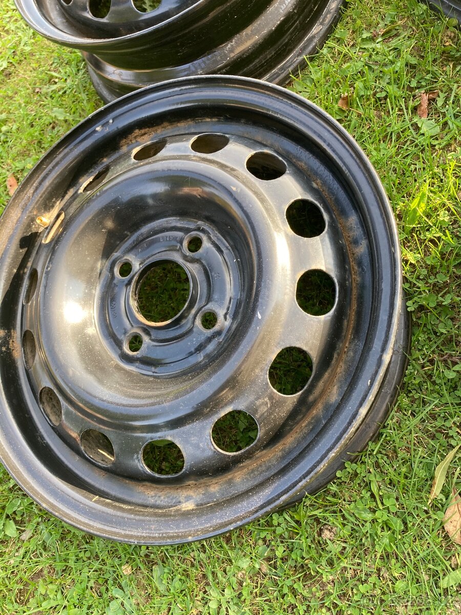 Disky 4x100 R14, plechy, plecháče, kola - 2