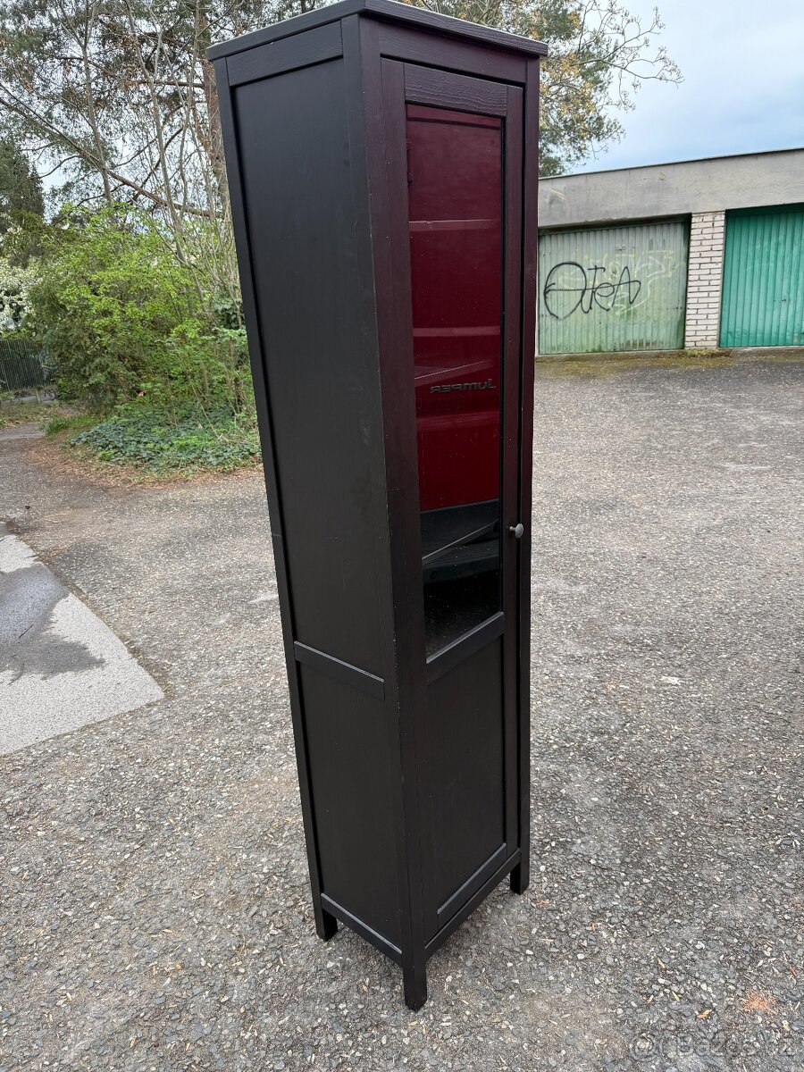 Vitrína IKEA Hemnes - černohnědá - 2