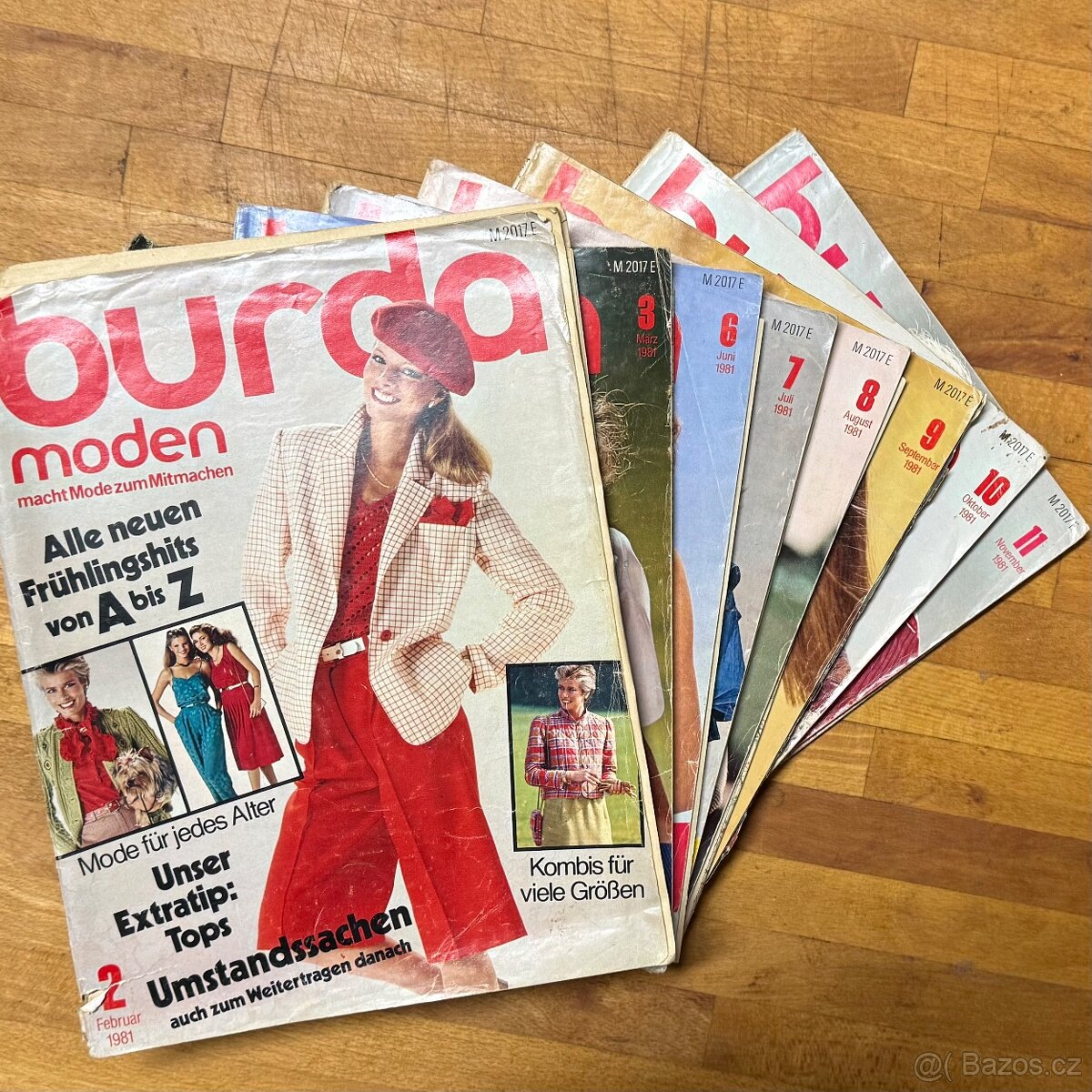 BURDA 1981, 1983, 1984, 1985, - 2