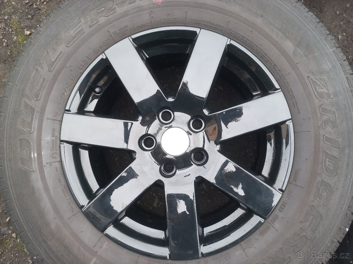 Prodám sadu Orig ALU kol Jeep 255/70R18 celoroční
