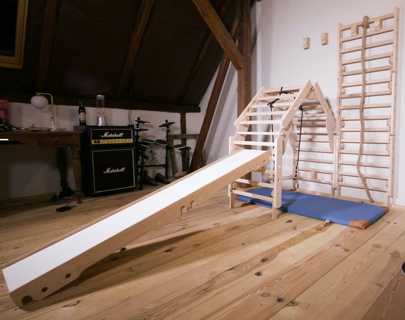 Dětská stavebnice Faber - prolézačky,ribstole,klouzačka, ... - 2