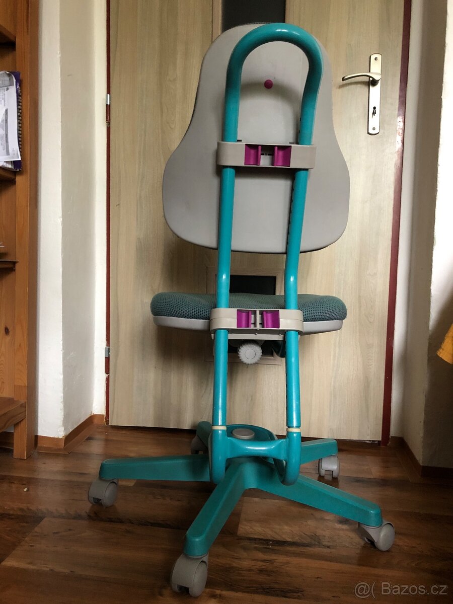 Dětská rostoucí otočná ergonomická židle - 2