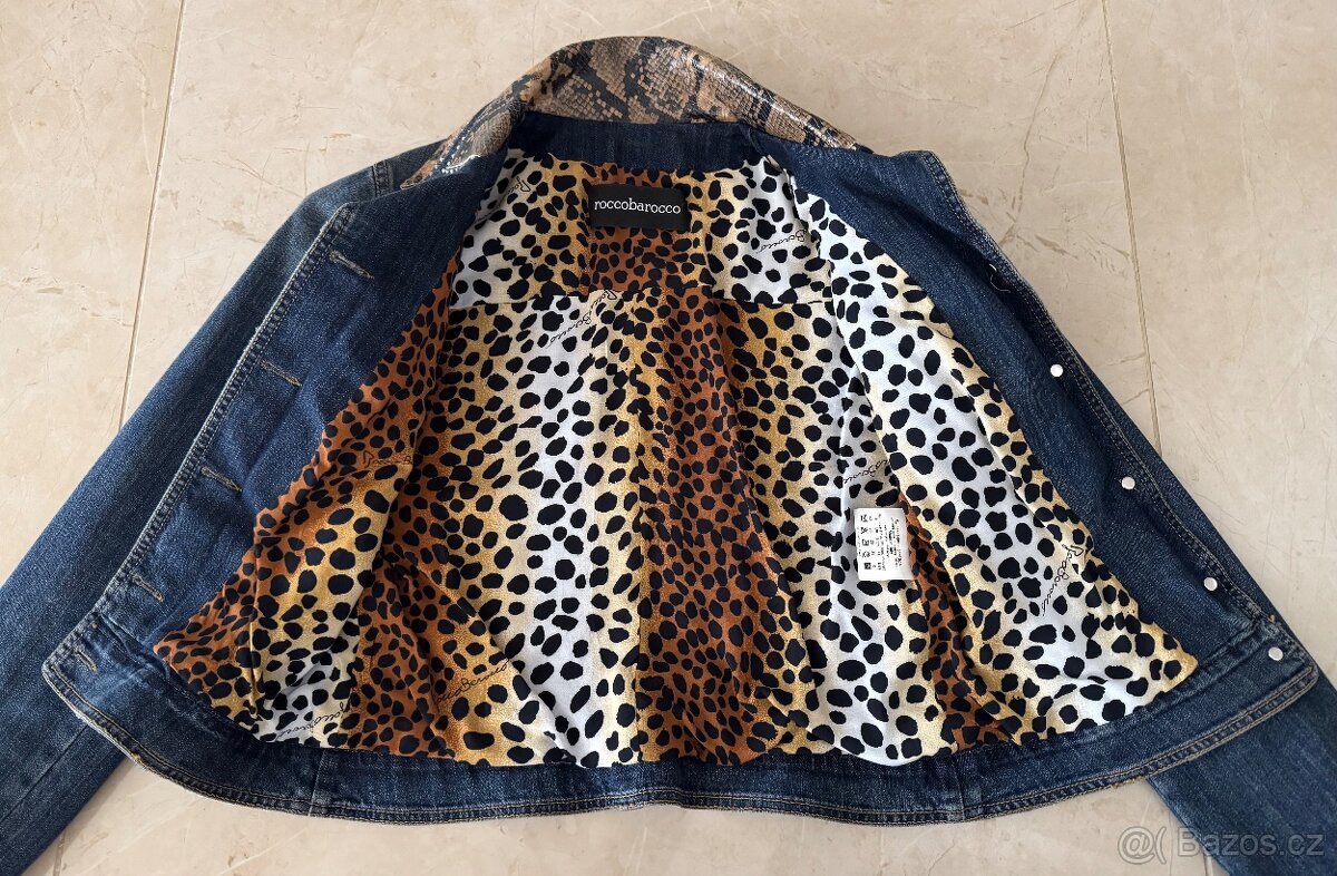 Dámská džínová bunda Roccobarocco - 2