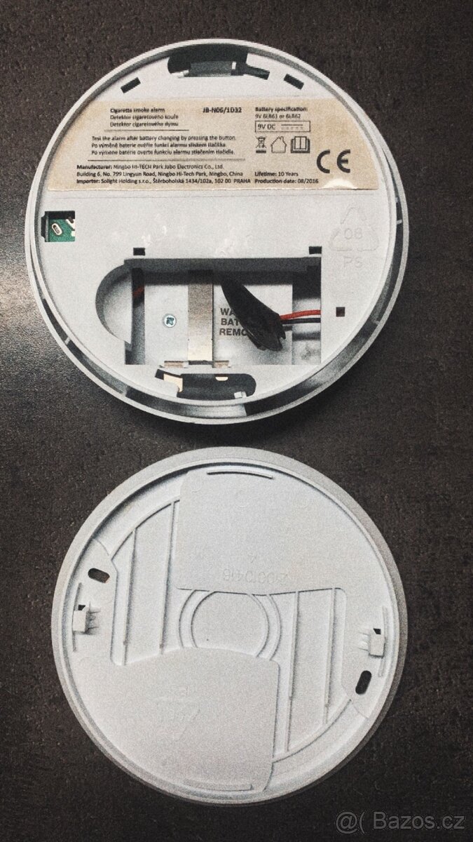 Detektor kouře/kouřové čidlo - 2