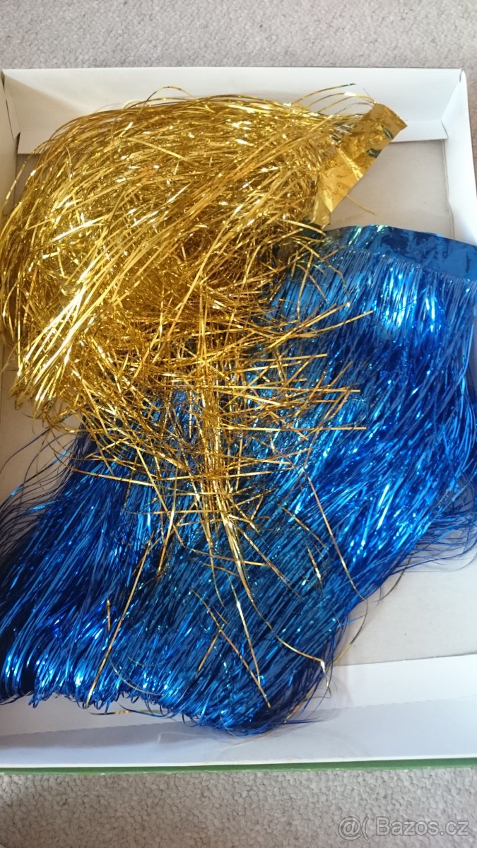 Vánoční řetězy, baňky, ubrusy,...retro - 2