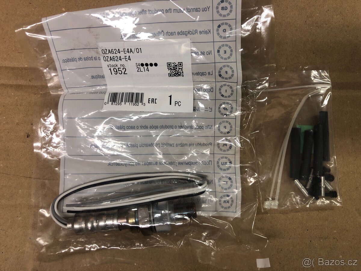 Lambda sonda NGK 1952, 0ZA624-E4 Univerzální - 2