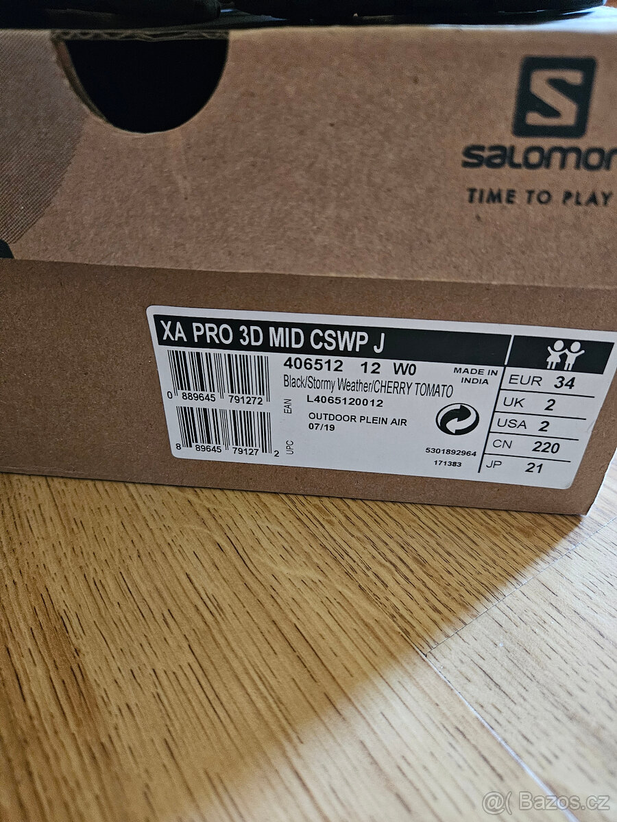 Salomon XA PRO 3D MID vel. 34 - 2
