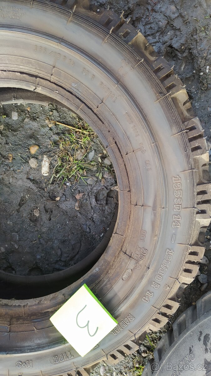 Kolo, pneumatika 185/80 R 14 - 2
