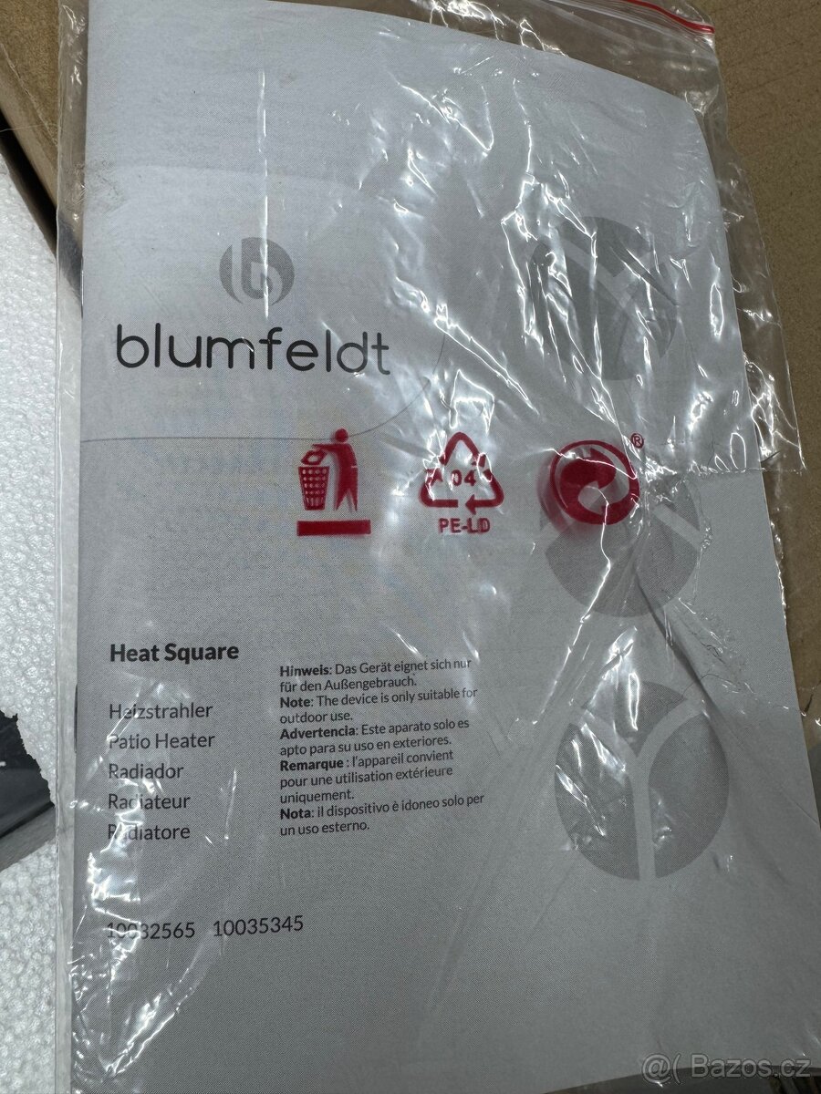 Blumfeldt infrazářič - 2