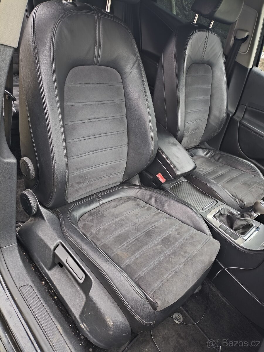 Passat B6 B7 sedačky Alcantara - 2