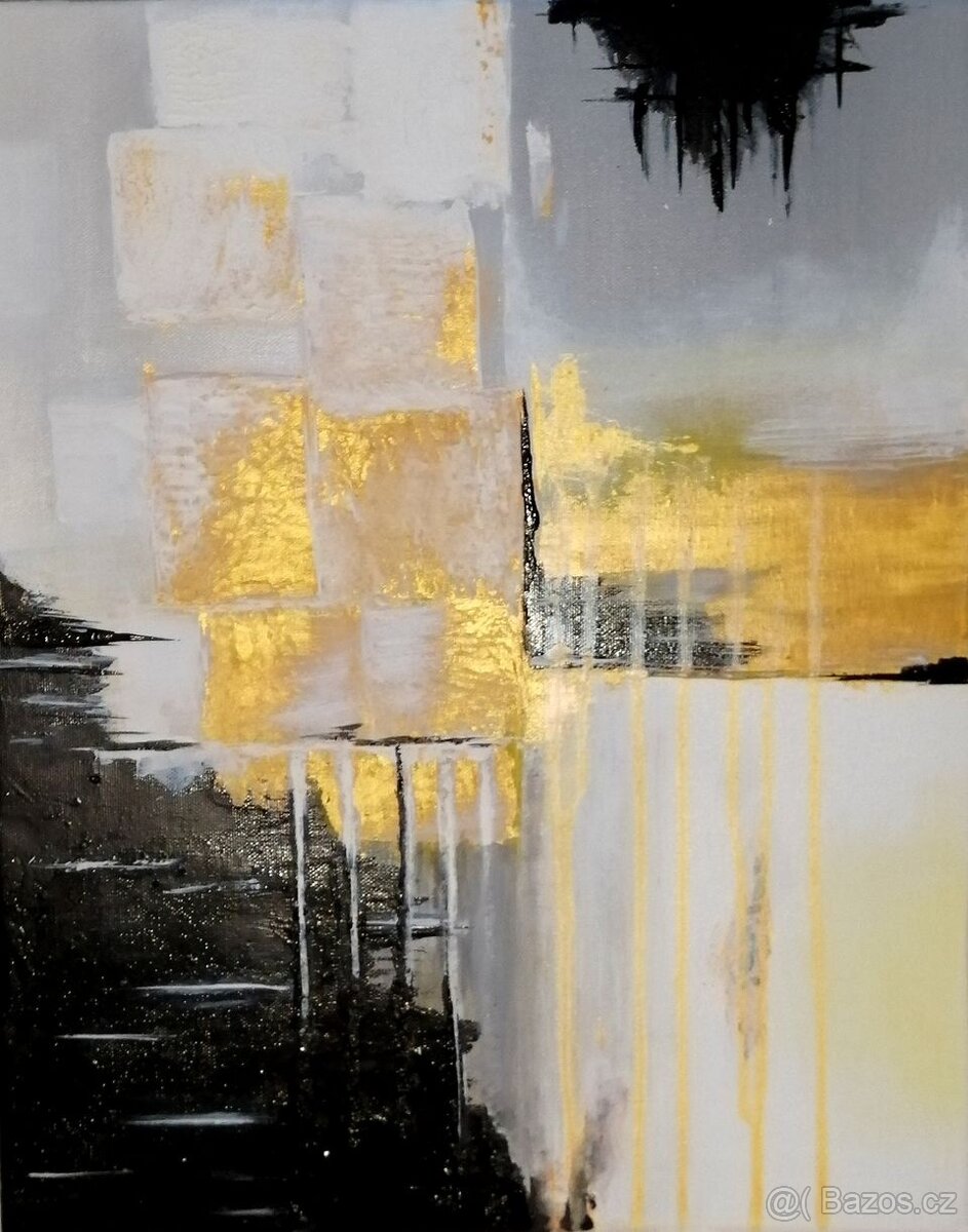 Abstraktní obraz 50x40 cm - 2