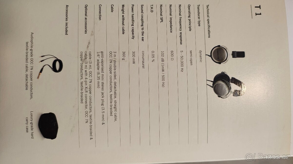 Sluchátka BEYERDYNAMIC T1 2 GEN. - 2