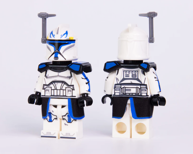 Custom LEGO Star Wars minifigurky Clone Commander a Captain - 2