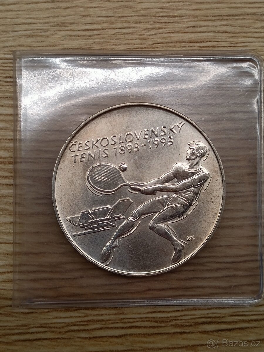 500 Kčs 1993 Československý tenis - 2