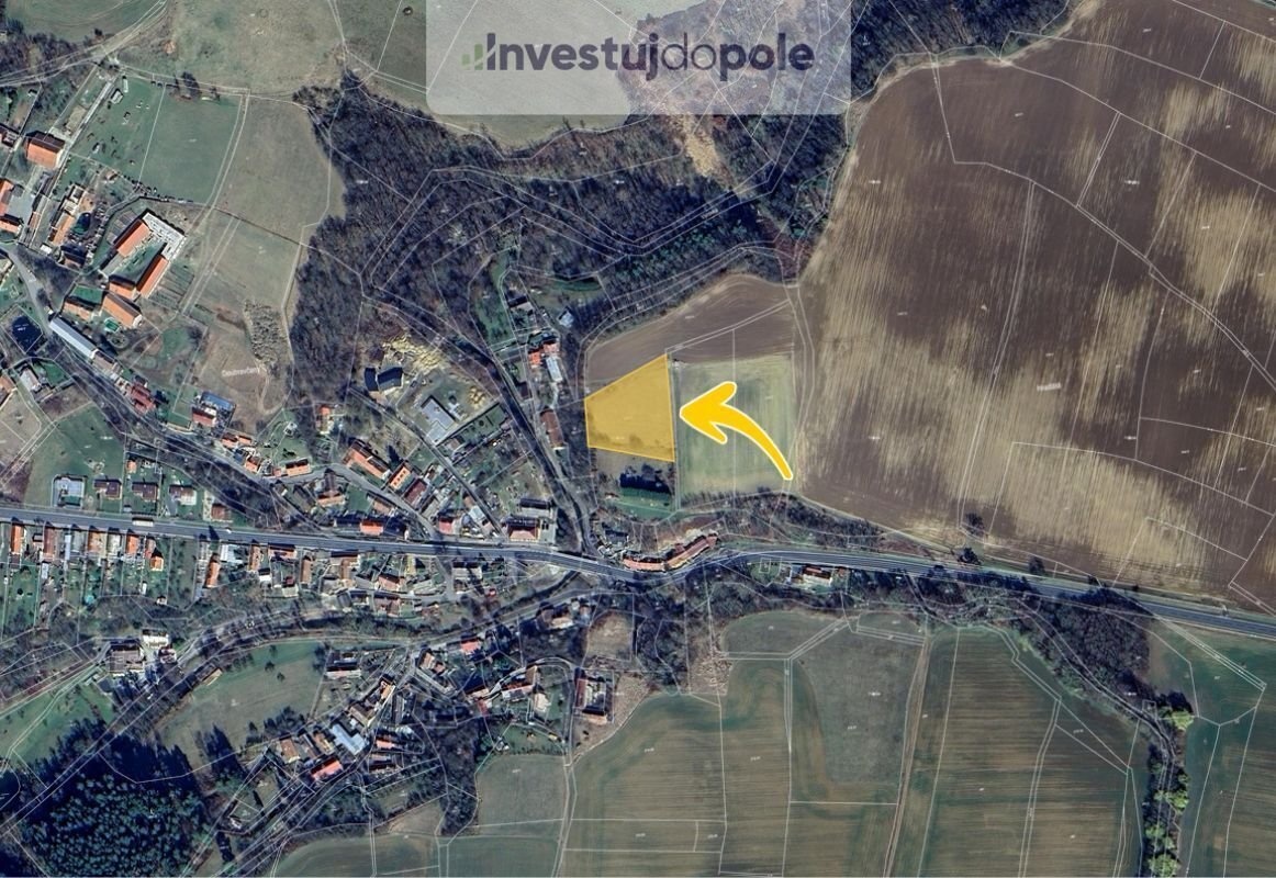 Prodej pole 3 788 m², Zásmuky - Doubravčany - 2