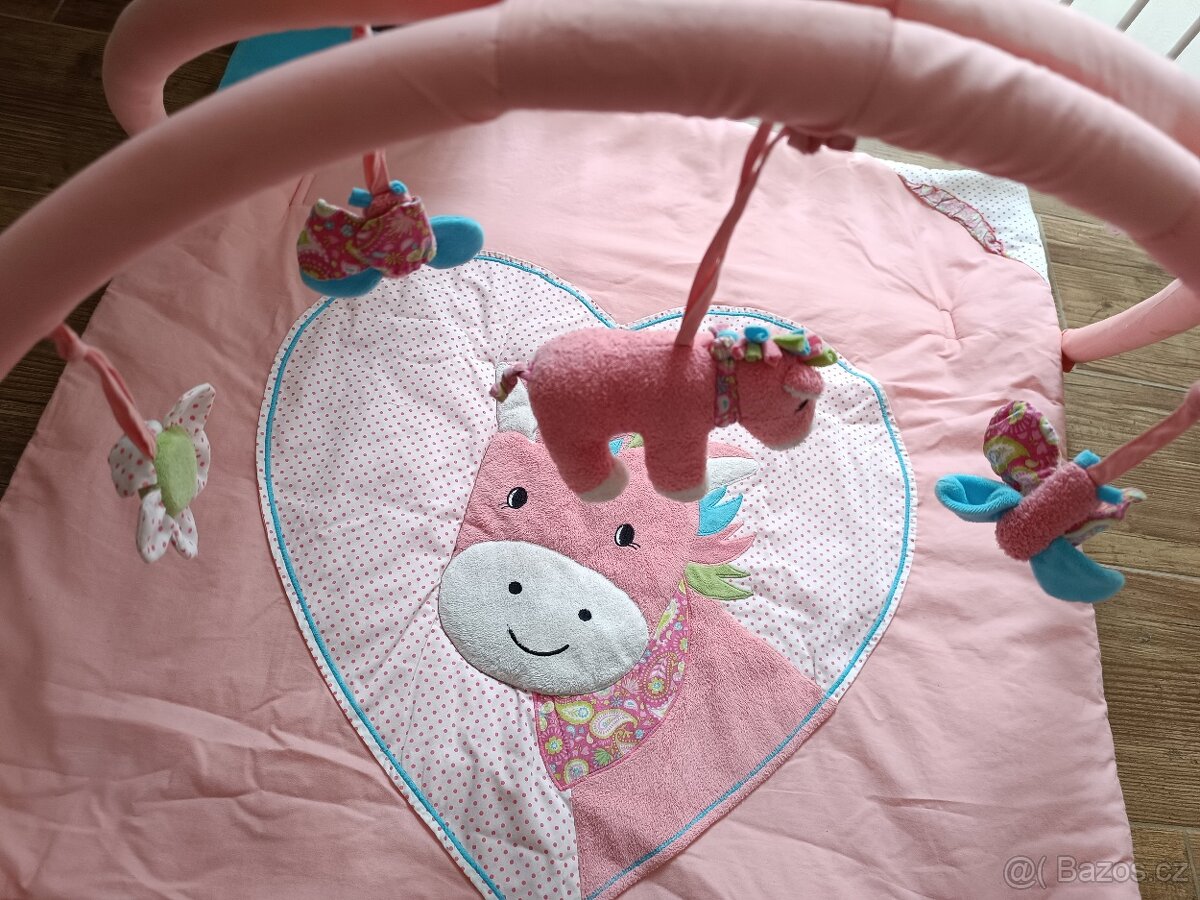 Dětská hrazdička s plyšovými zvířátky - 2