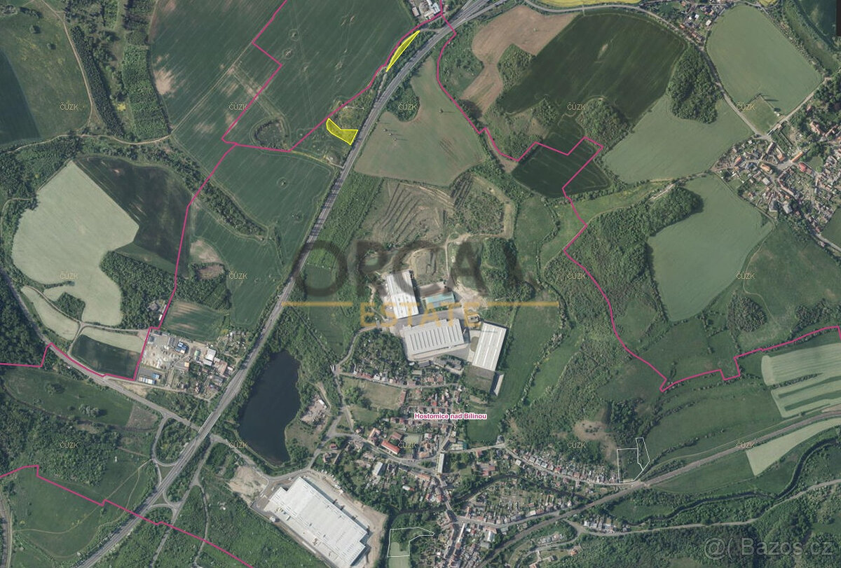 0,4 ha ostatní plochy v k.ú. Hostomice nad Bílinou - 2