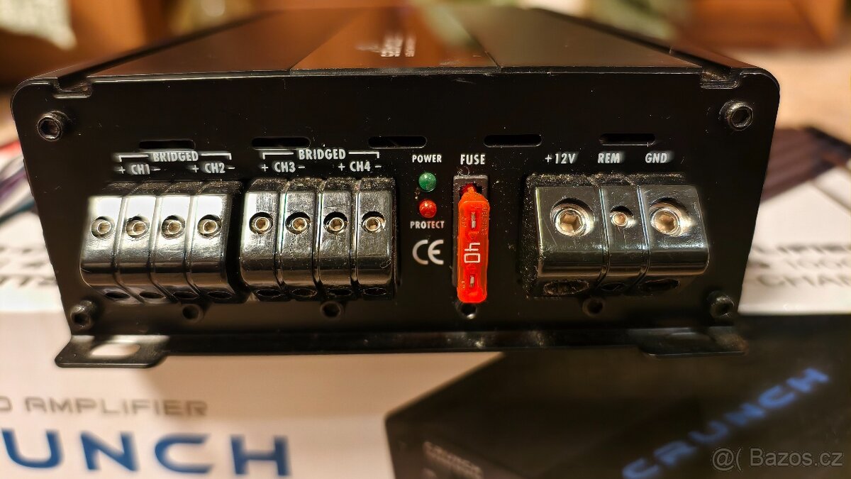 Zesilovač do auta Crunch GTO4125, 4 x 125 W - záruka - 2