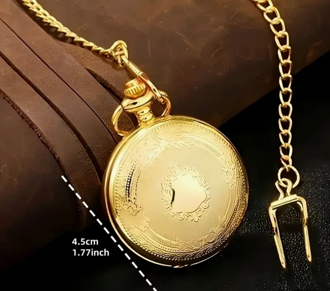 kapesní funkční retro hodinky-nové - 2